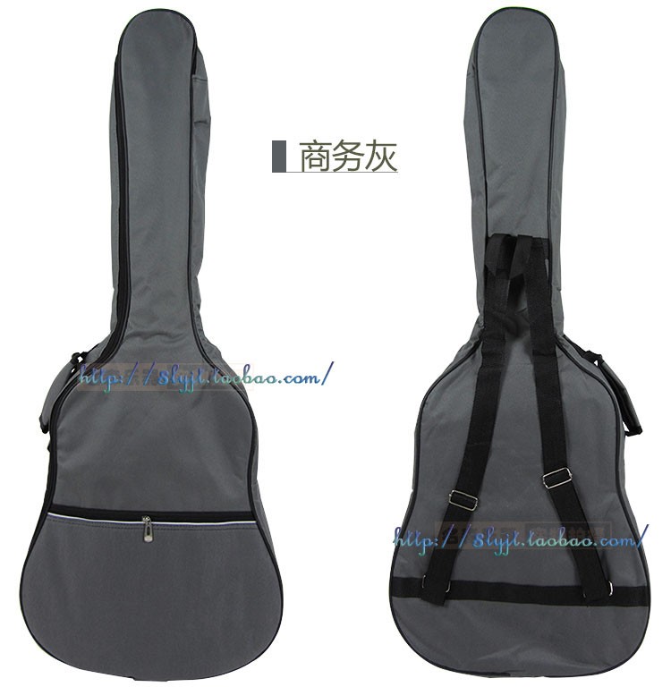 余豹(個(gè)體經(jīng)營)特價(jià)促銷 39-41寸加厚海綿雙肩吉他包，多色可選